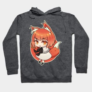 Cute little chibi fox girl Hoodie